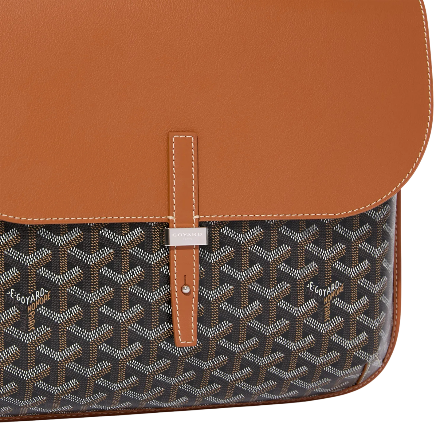 Goyard Coursier Black and Tan