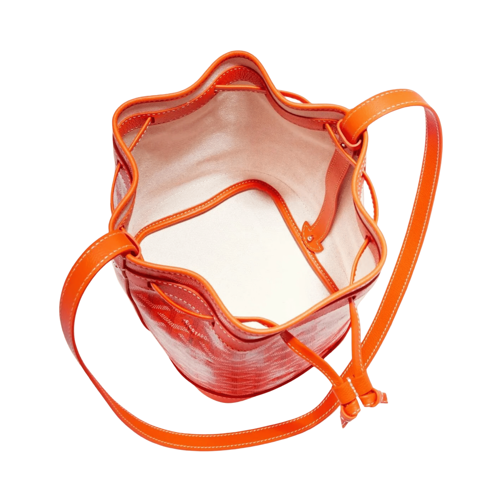 Goyard Petit Flot Bucket Bag Orange