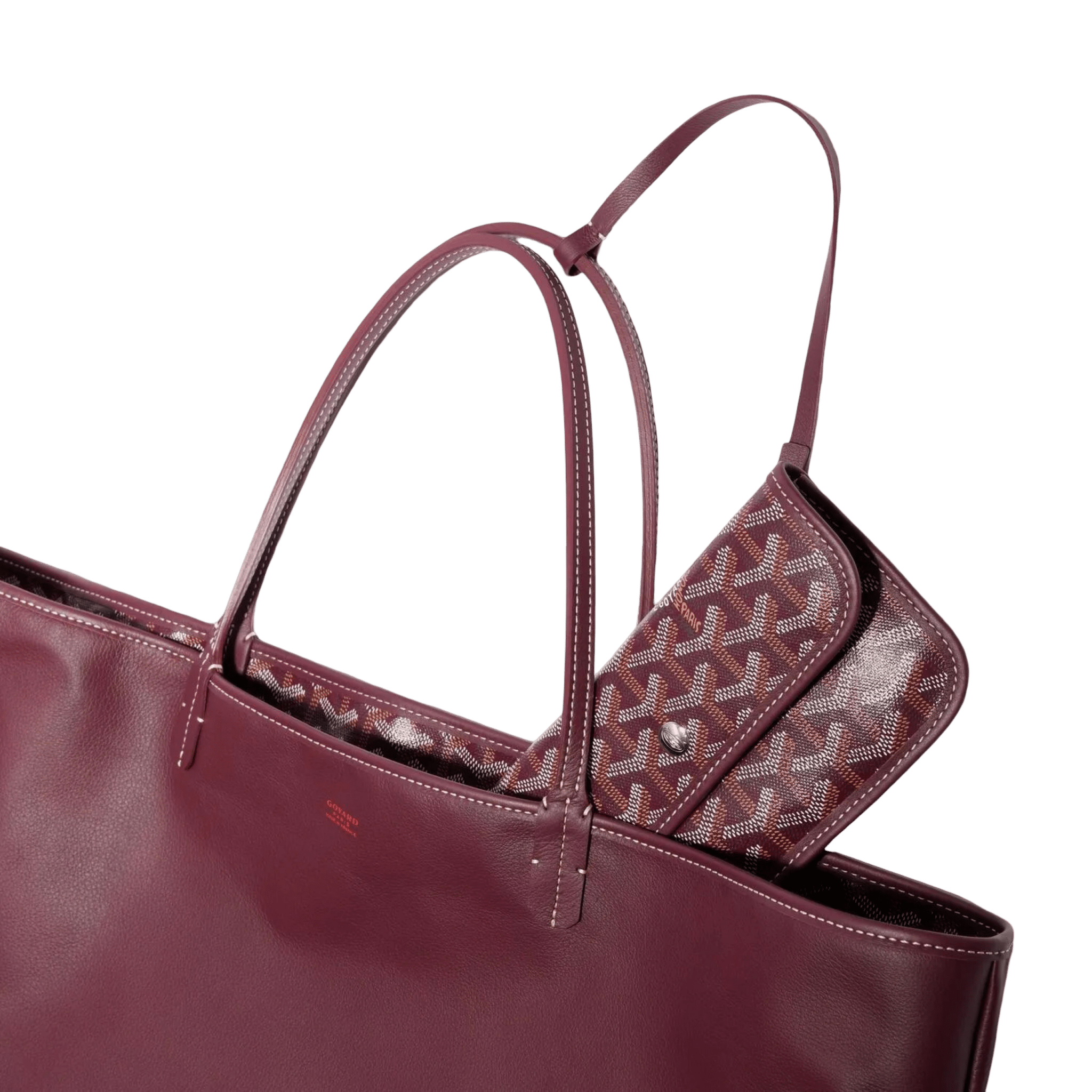 Goyard Anjou GM Bag Burgundy
