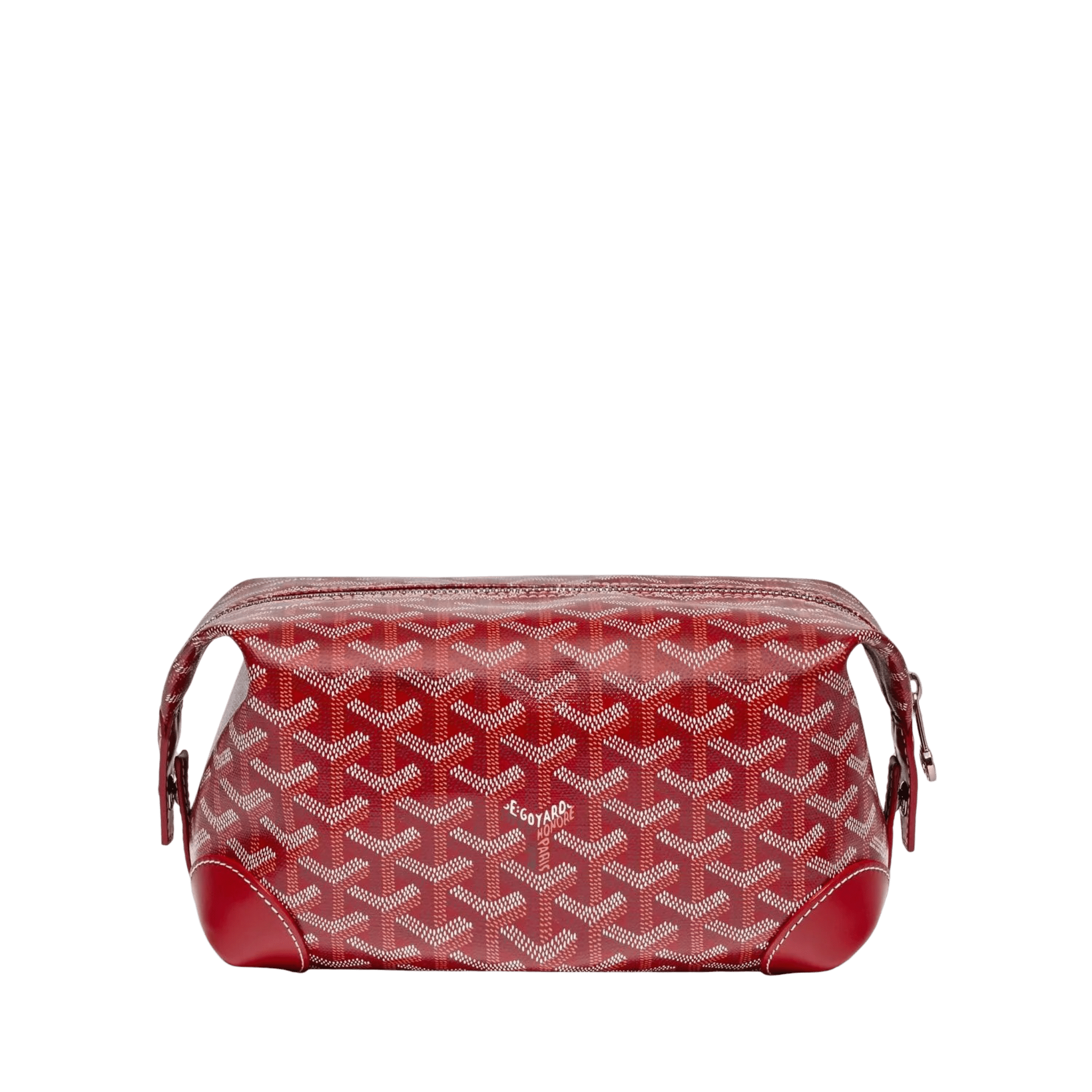 Goyard Bowling 25 Toiletry Bag Red