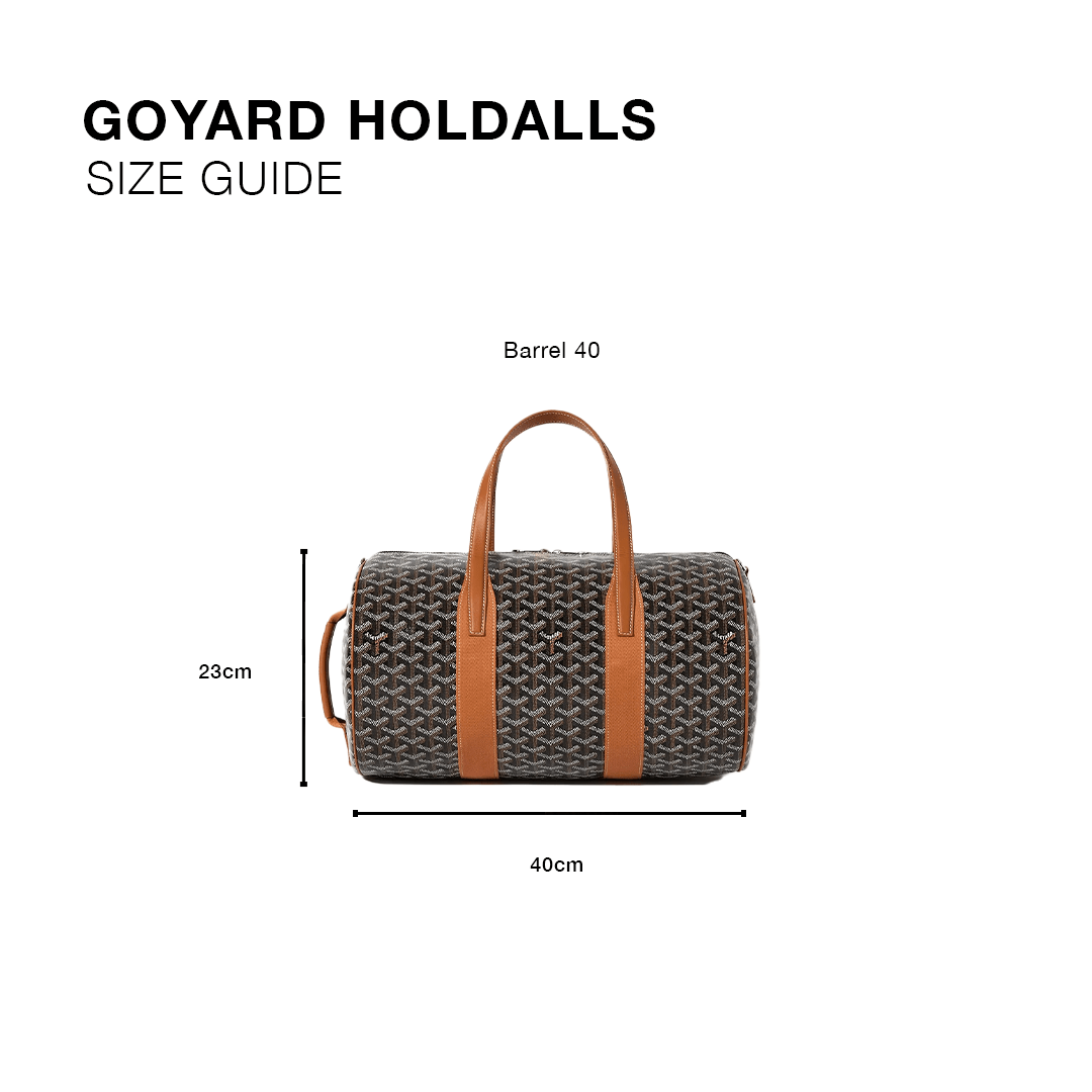 Goyard Barrel 40 Sports Bag Red