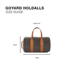 Goyard Barrel 40 Sports Bag Grey