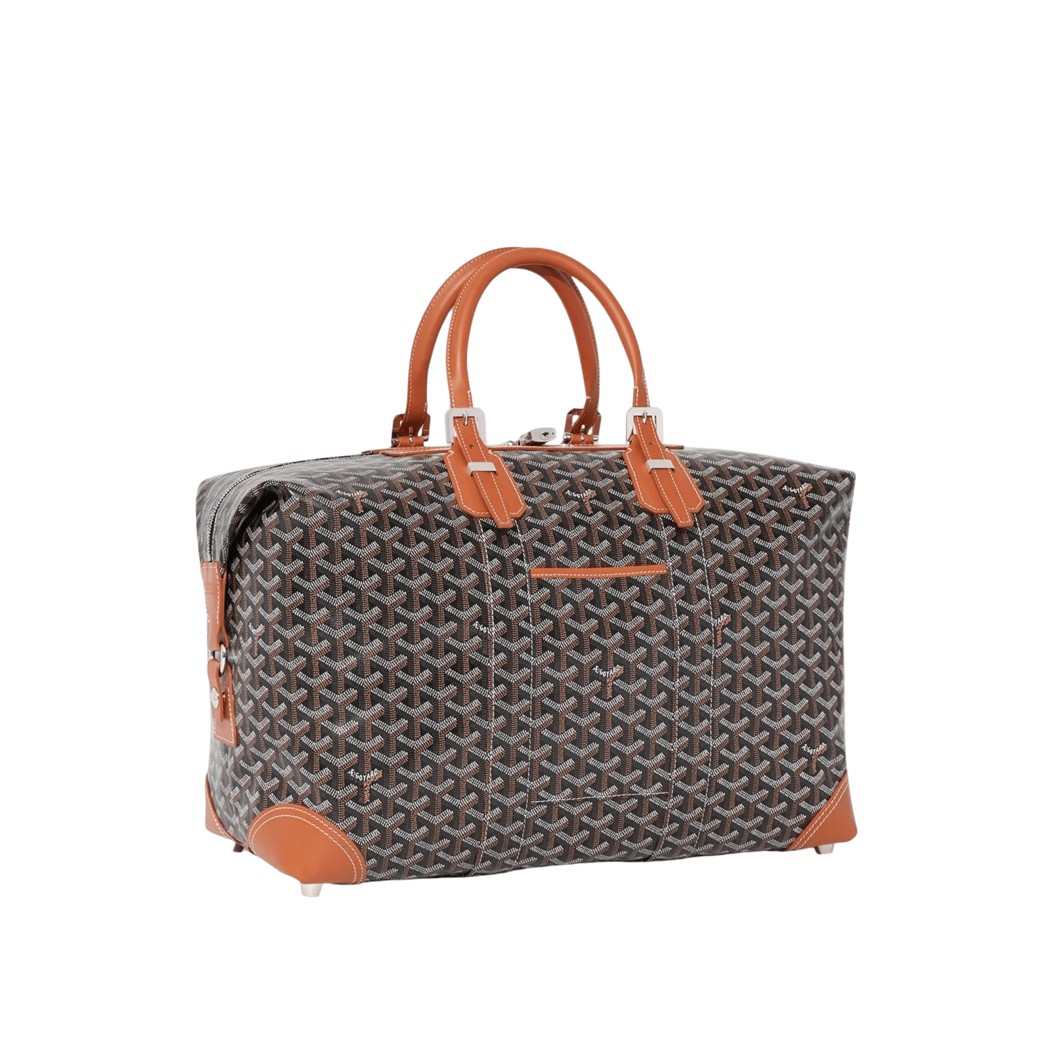 Goyard Bowling 45 Bag Black Tan