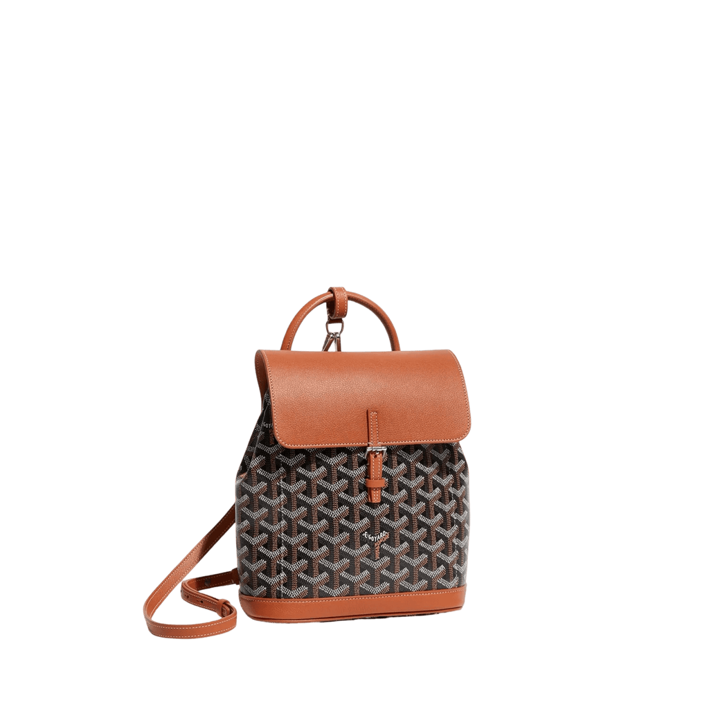 Goyard Alpin Mini Backpack Black Tan