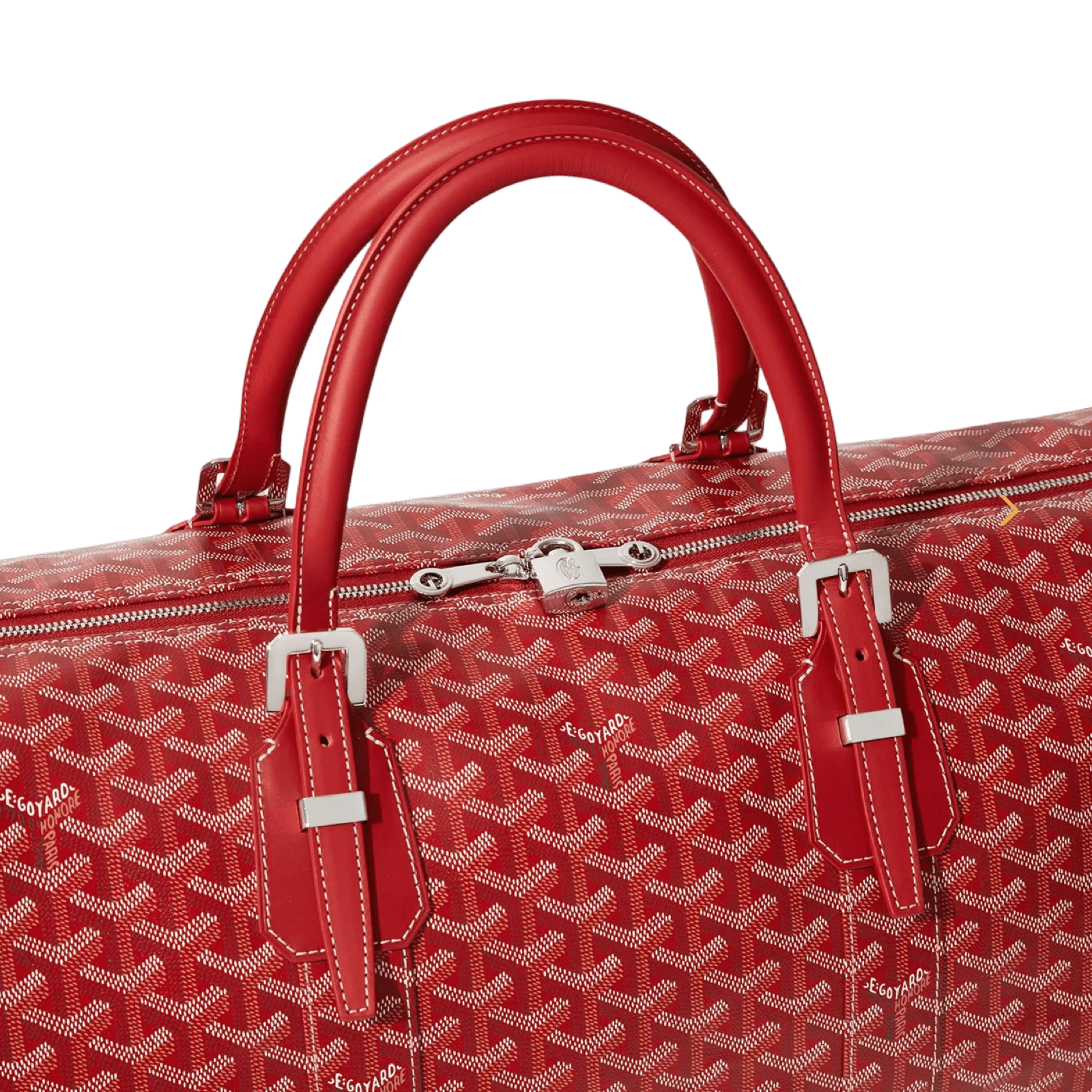Goyard Boston 50 Bag Red