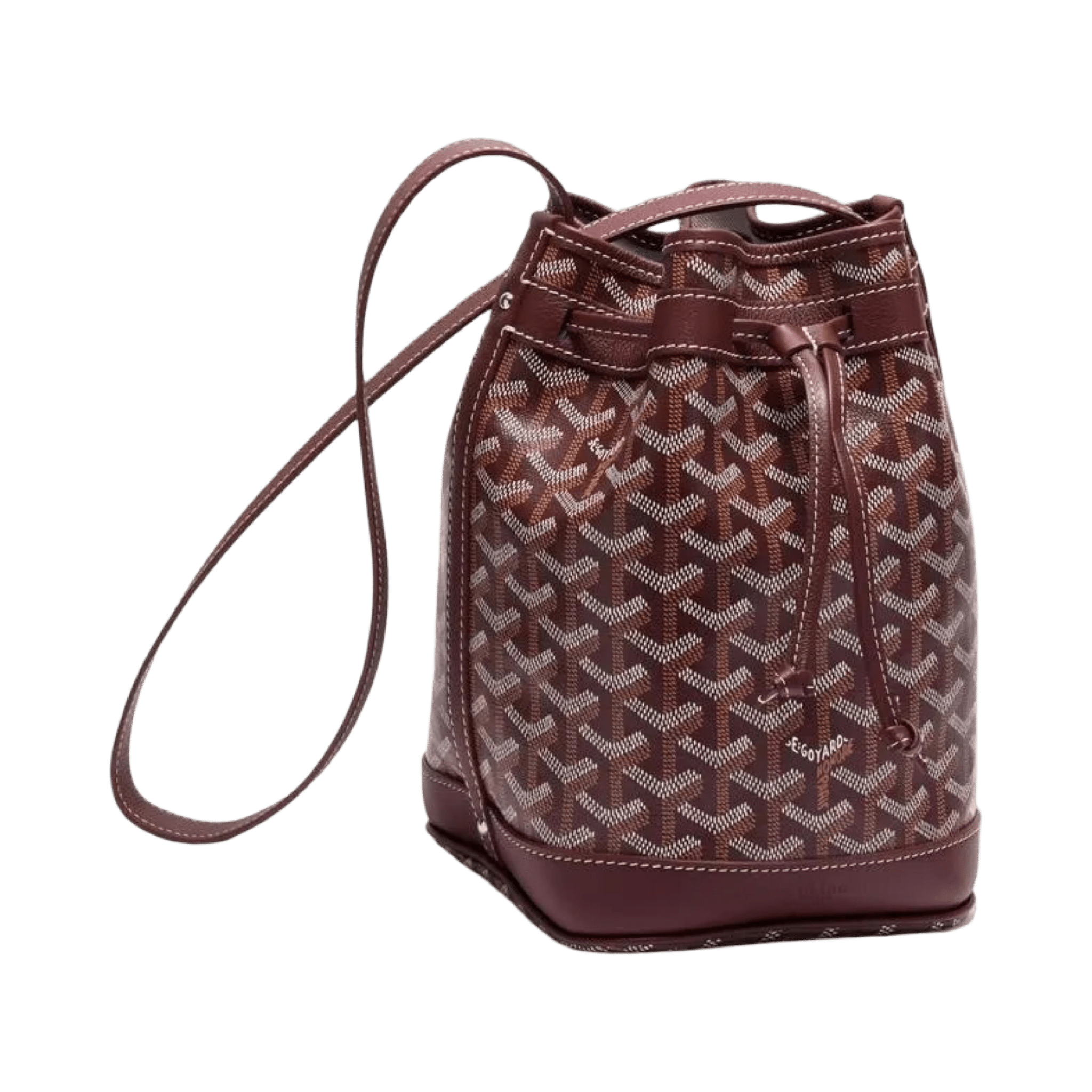 Goyard Petit Flot Bucket Bag Burgundy