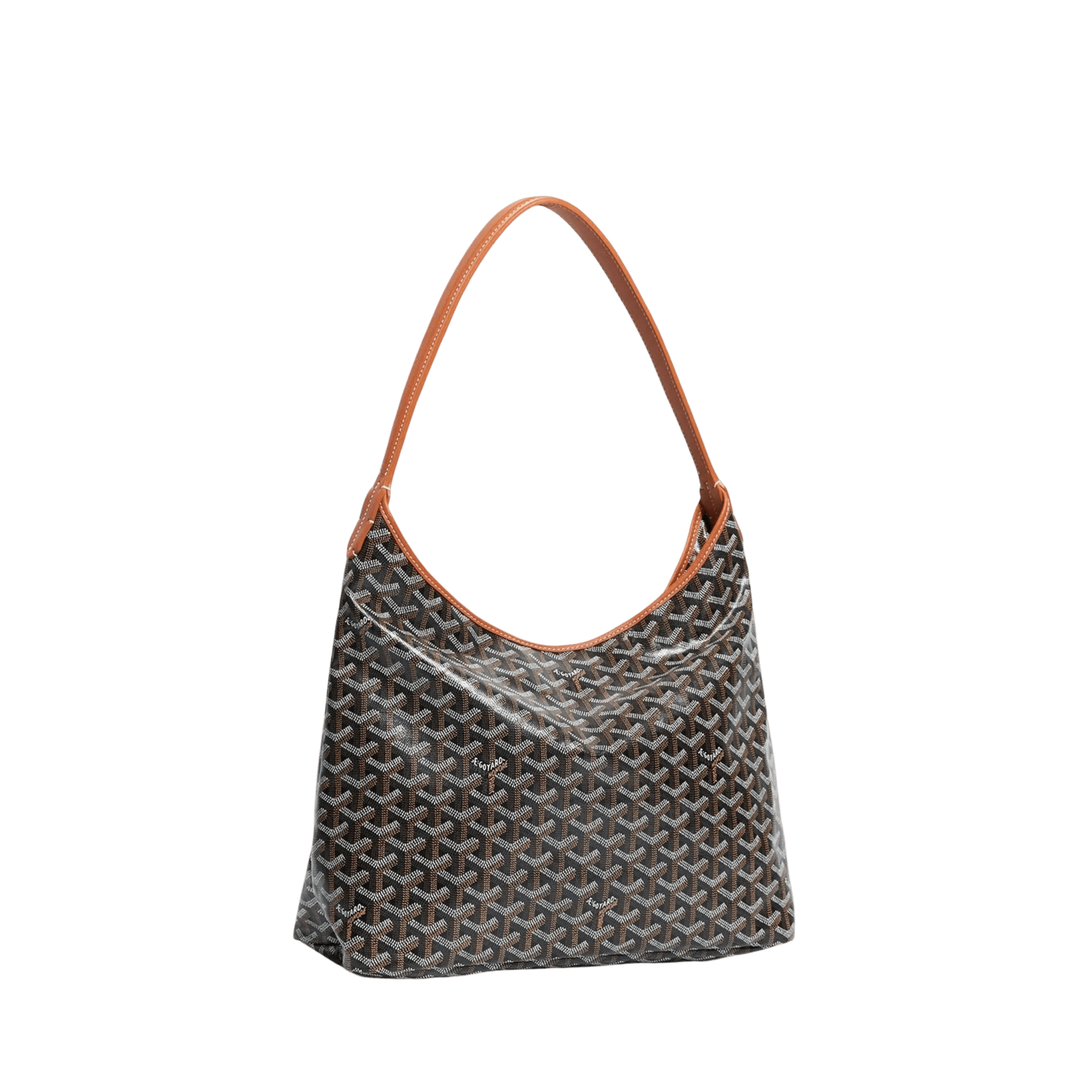 Goyard Boheme Hobo Bag Black Tan