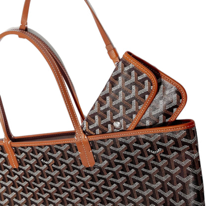 Goyard St Louis Black and Tan PM