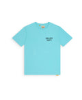 Gallery Dept Logo Print Cotton T Shirt Turquoise