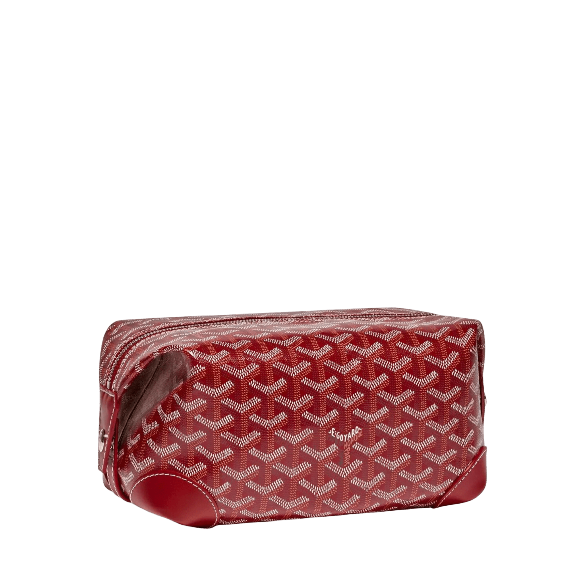 Goyard Bowling 25 Toiletry Bag Red