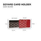 Goyard Saint Sulpice Black/Tan Card Holder