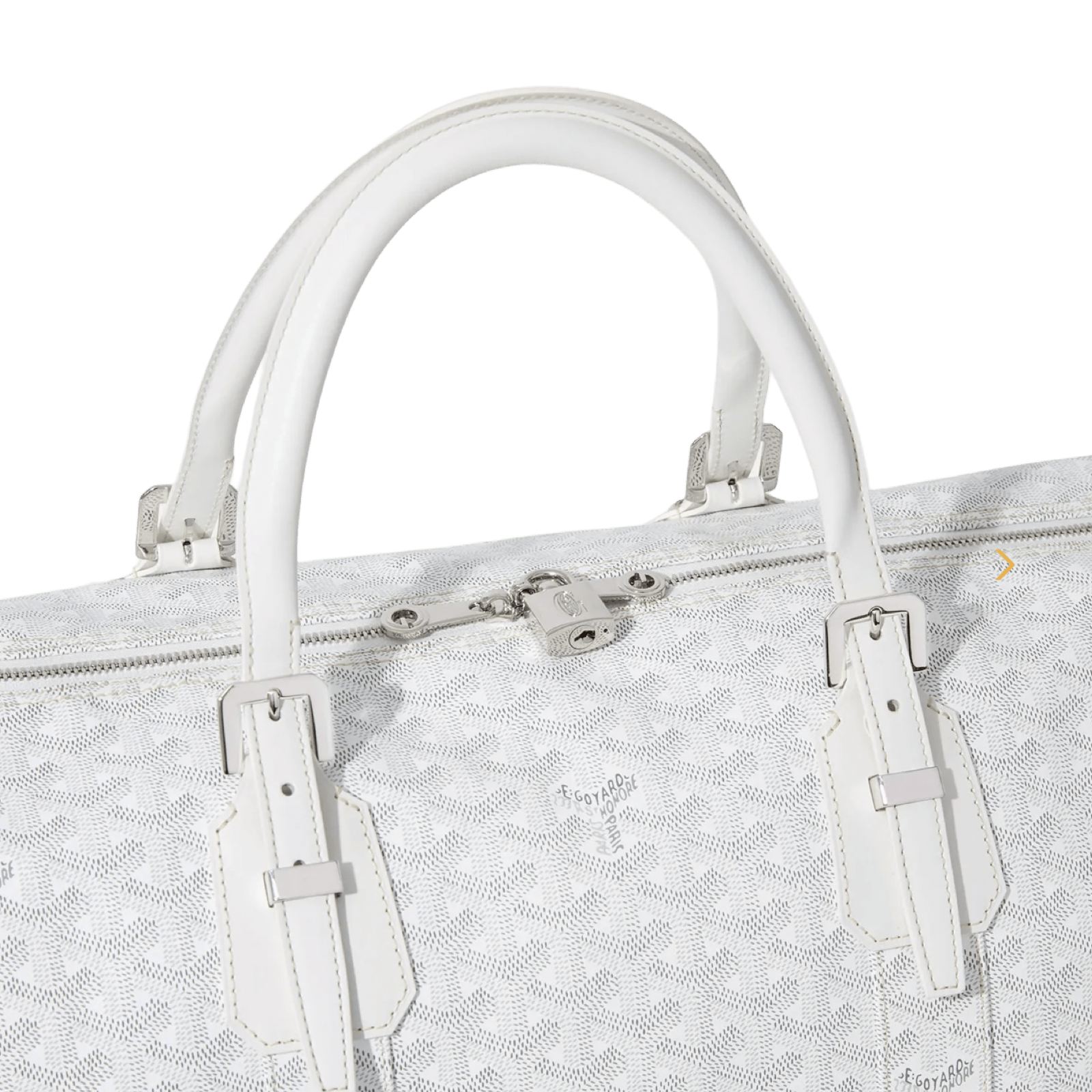 Goyard Boston 50 Bag White