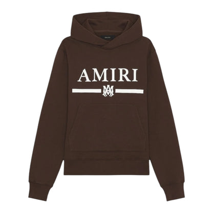 Amiri MA Bar Hoodie Brown