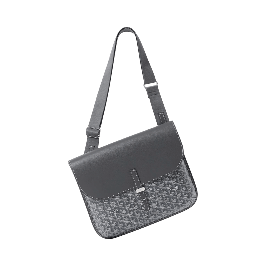 Goyard Coursier Messenger Bag Grey