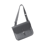 Goyard Coursier Messenger Bag Grey