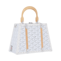 Goyard Saigon Mini Trunk Bag White