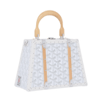 Goyard Saigon Mini Trunk Bag White