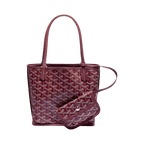 Goyard Anjou Mini Bag Burgundy