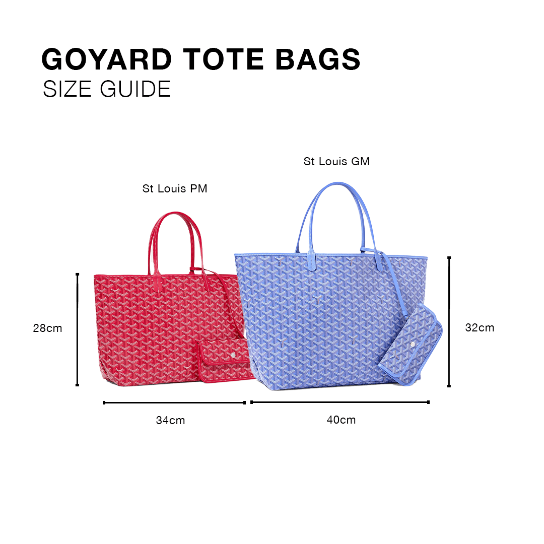Goyard Saint Louis GM Tote Bag Navy Blue