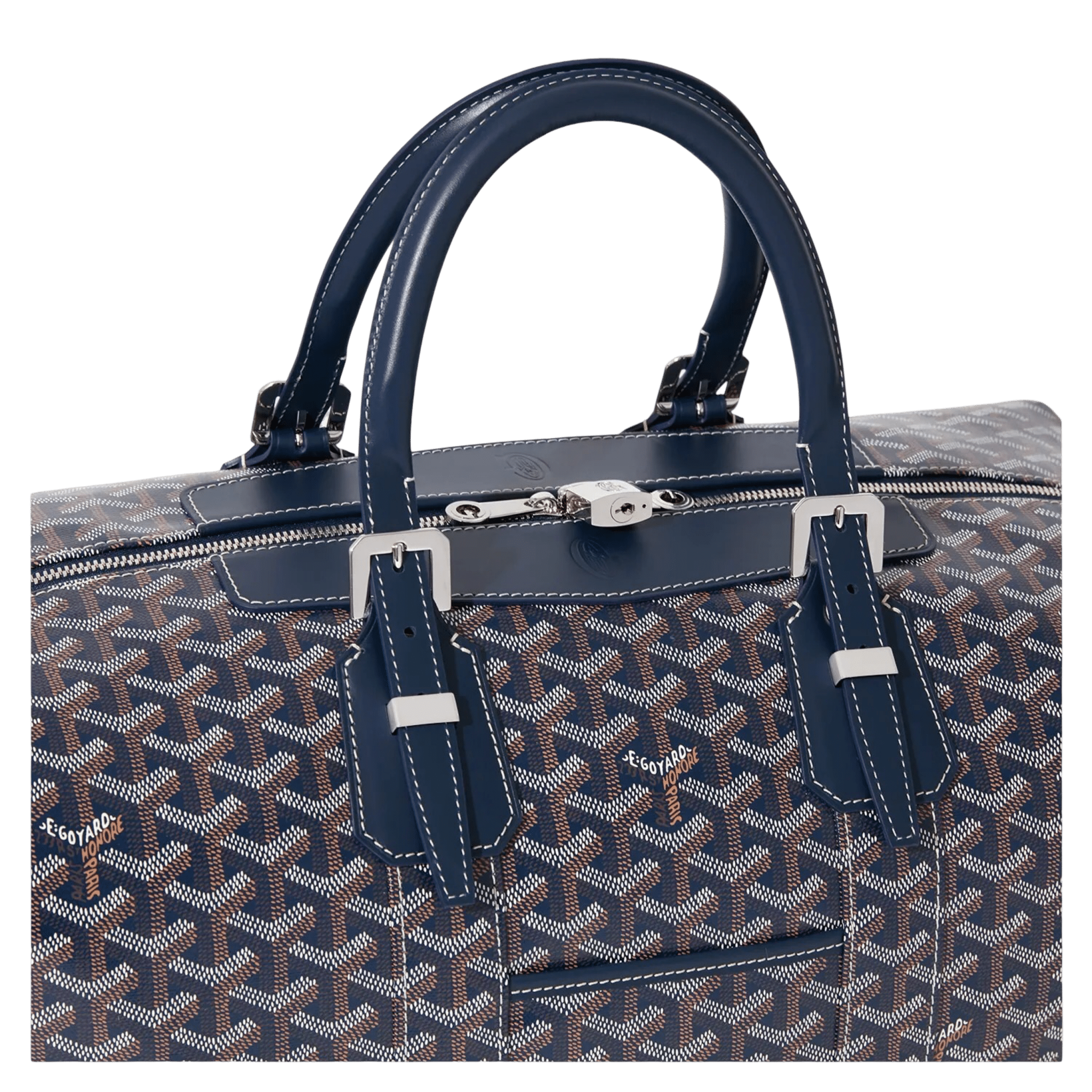 Goyard Bowling 45 Bag Navy