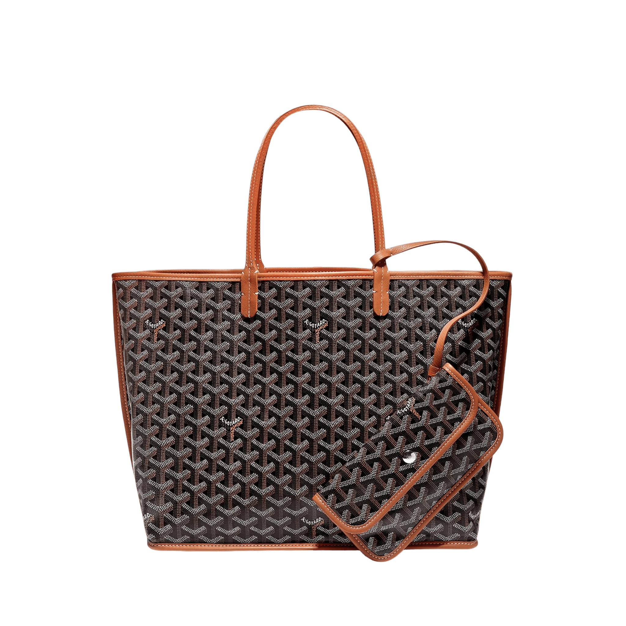 Goyard Anjou PM Bag Black Tan