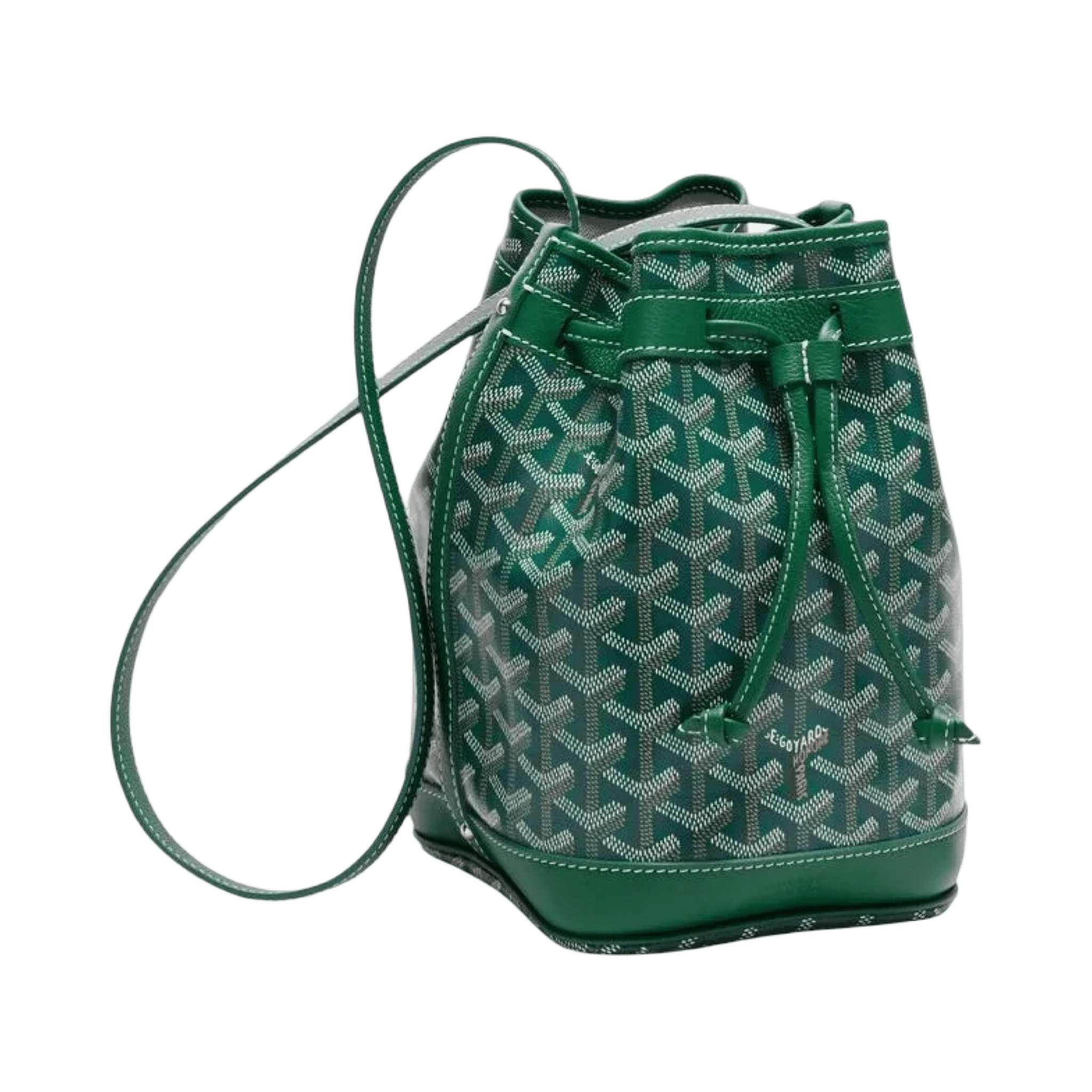 Goyard Petit Flot Bucket Bag Green