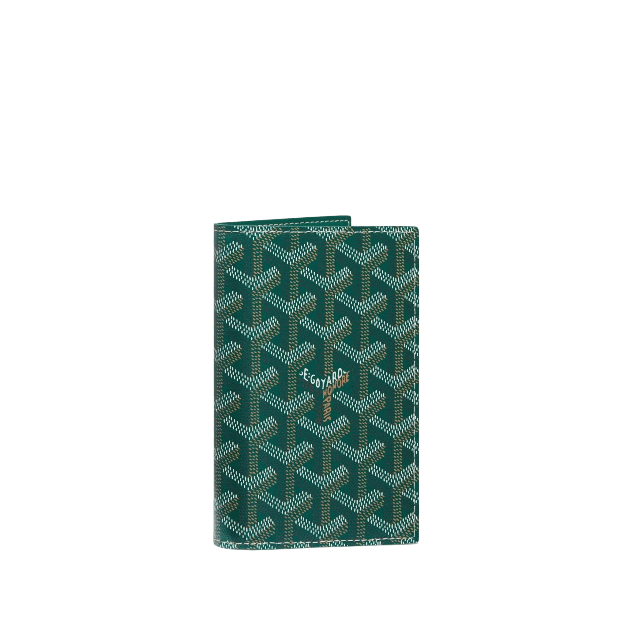 Goyard Grenelle Passport Cover Green