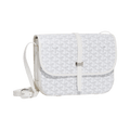 Goyard Goyardine Belvedere II White MM Messenger Bag