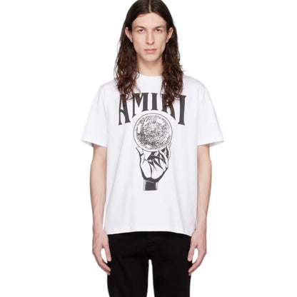 Amiri Crystal Ball T Shirt White