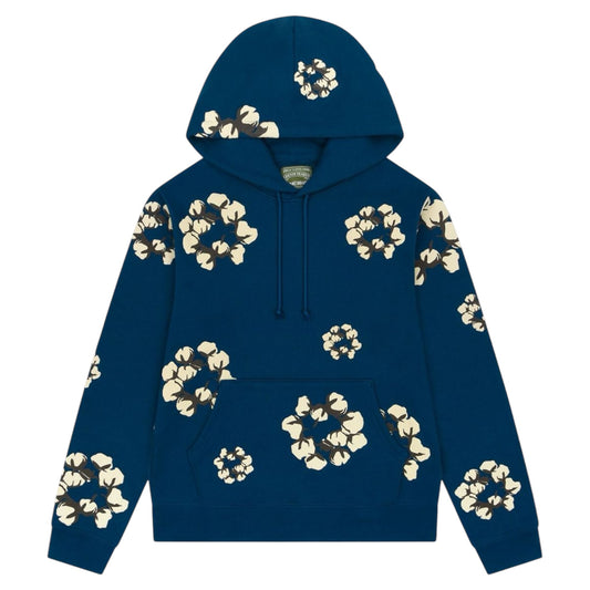 Denim Tears Cactus Wreath Hoodie Navy