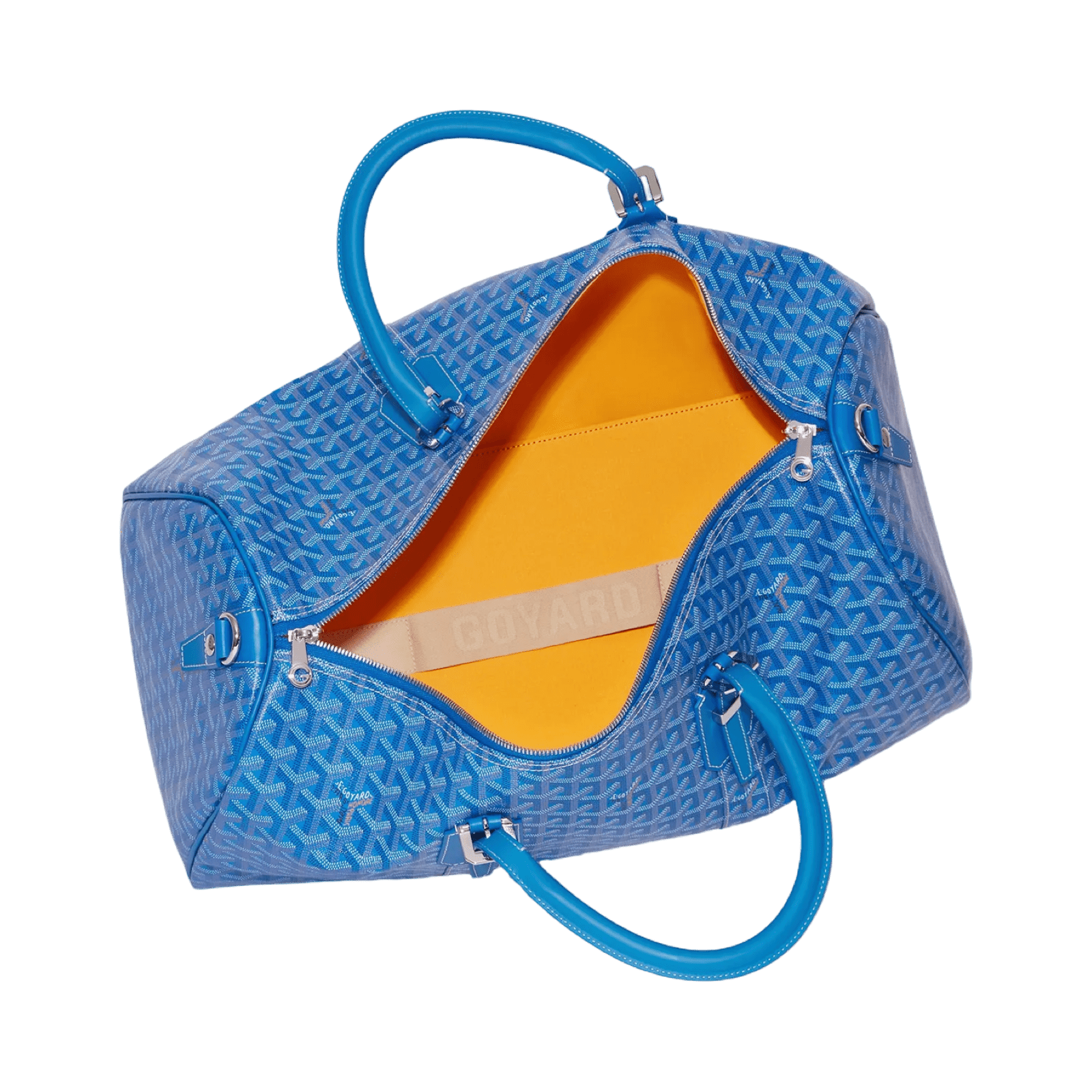 Goyard Boston 50 Bag Blue