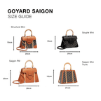 Goyard Saigon Structure Mini Bag Black