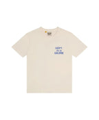 Gallery Dept Logo Print Cotton T Shirt Cream