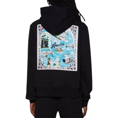 Amiri Californian Hawaii Hoodie Black