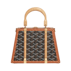 Goyard Saigon Mini Trunk Bag Black & Tan
