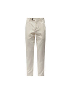 Stretch Cotton Trouser in Egret