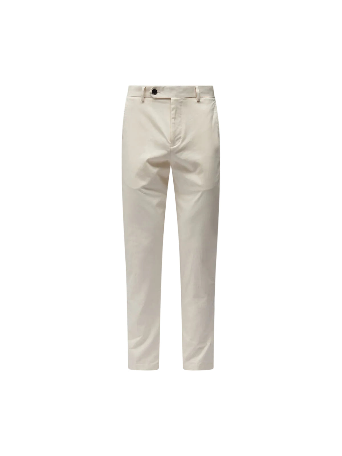 Stretch Cotton Trouser in Egret