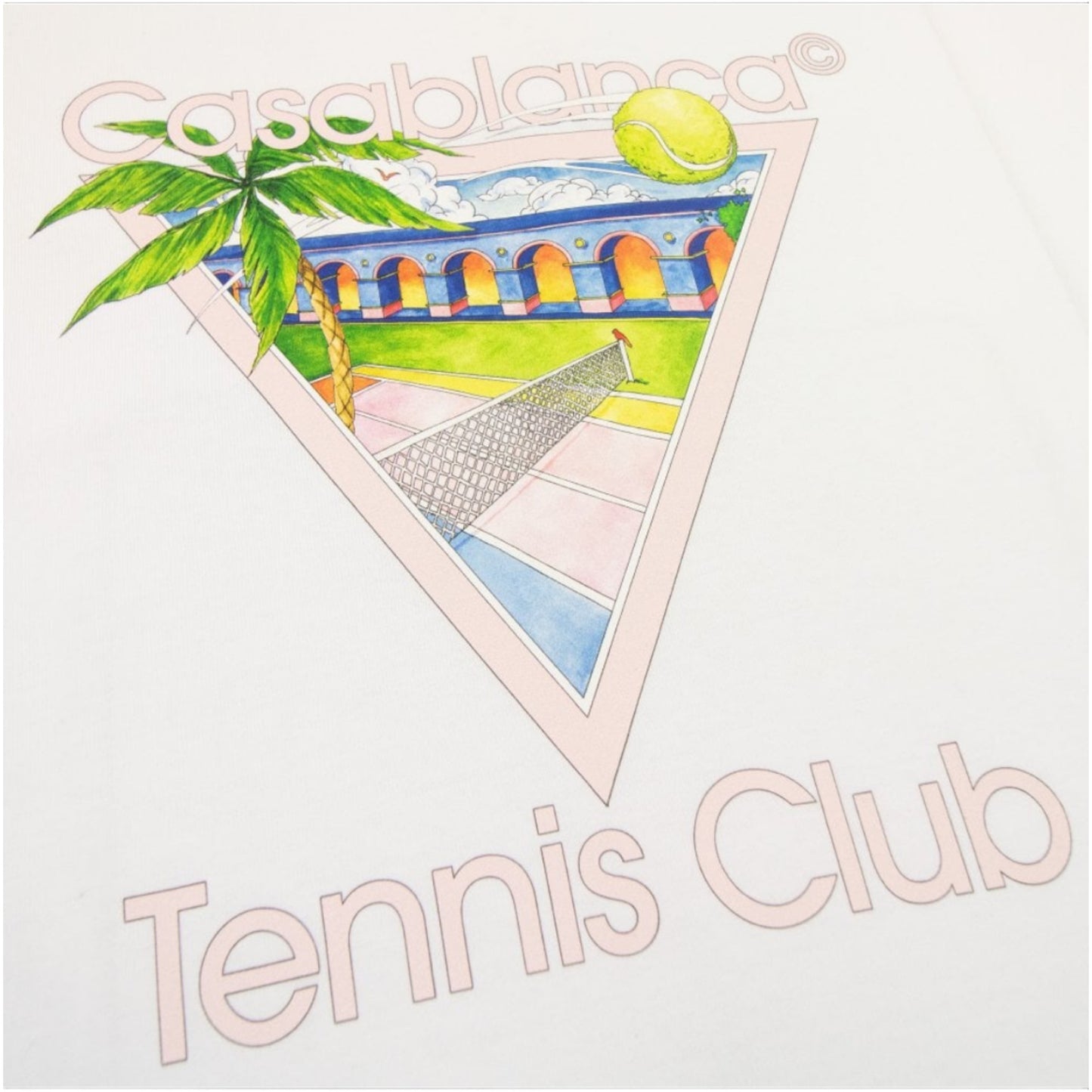 Casa Blanca Tennis Club T Shirt White