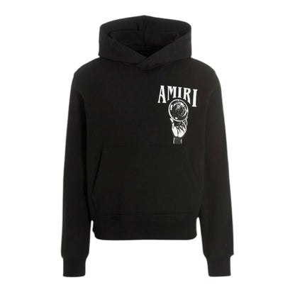 Amiri Crystal Ball Hoodie Black