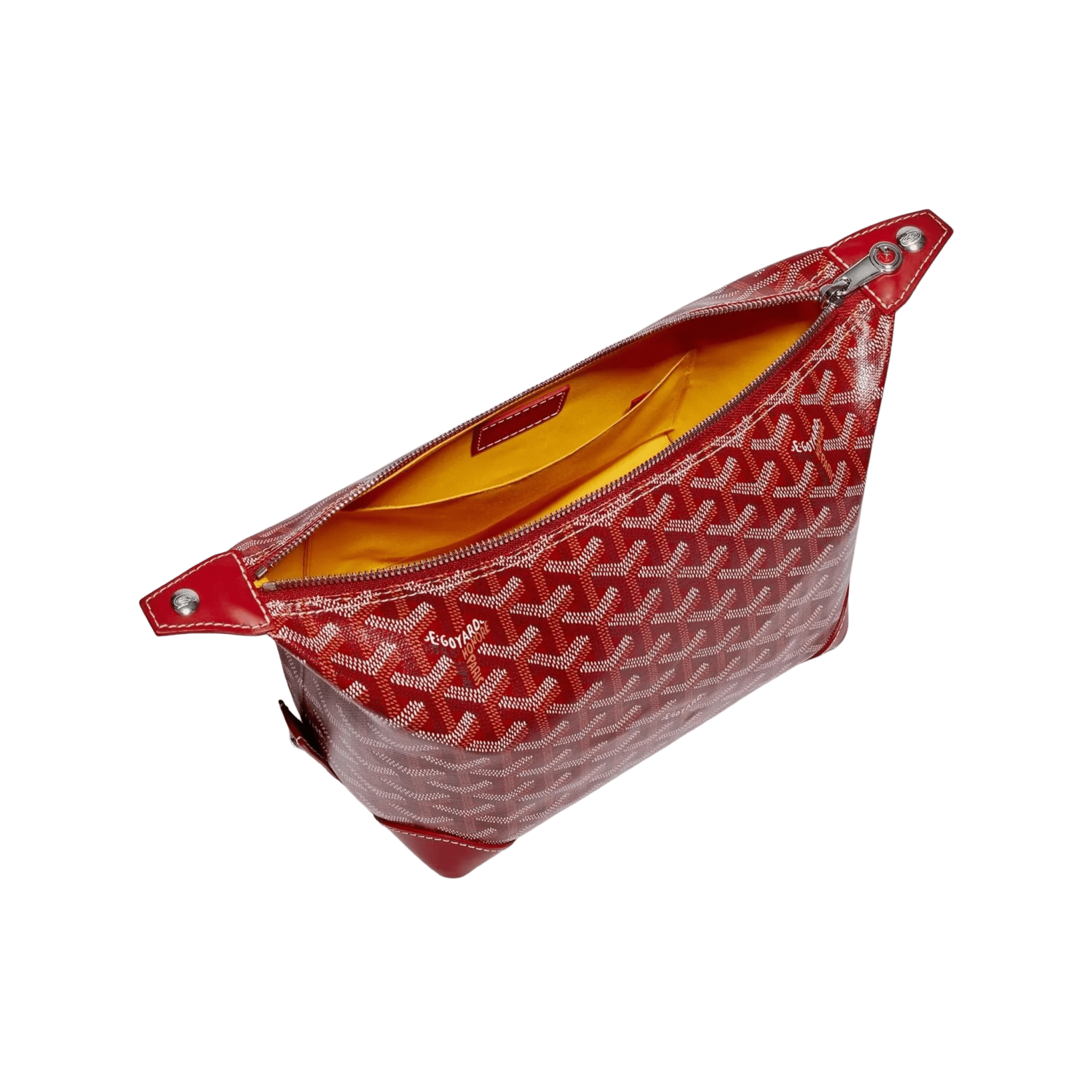 Goyard Bowling 25 Toiletry Bag Red