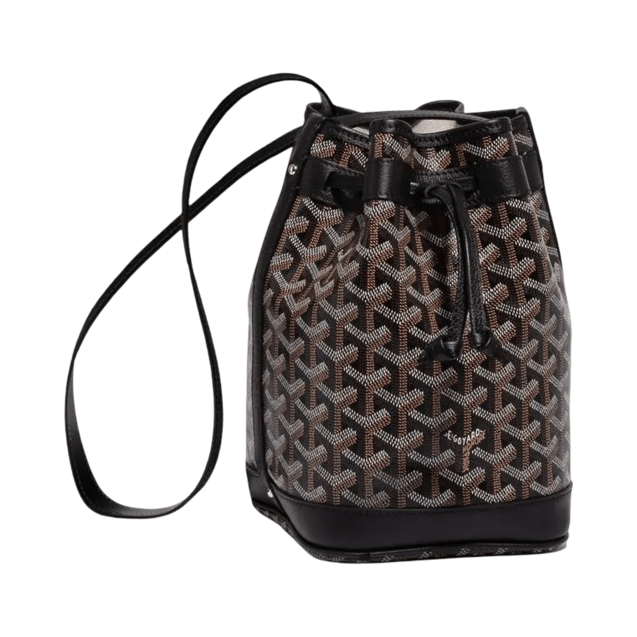 Goyard Petit Flot Bucket Bag Black