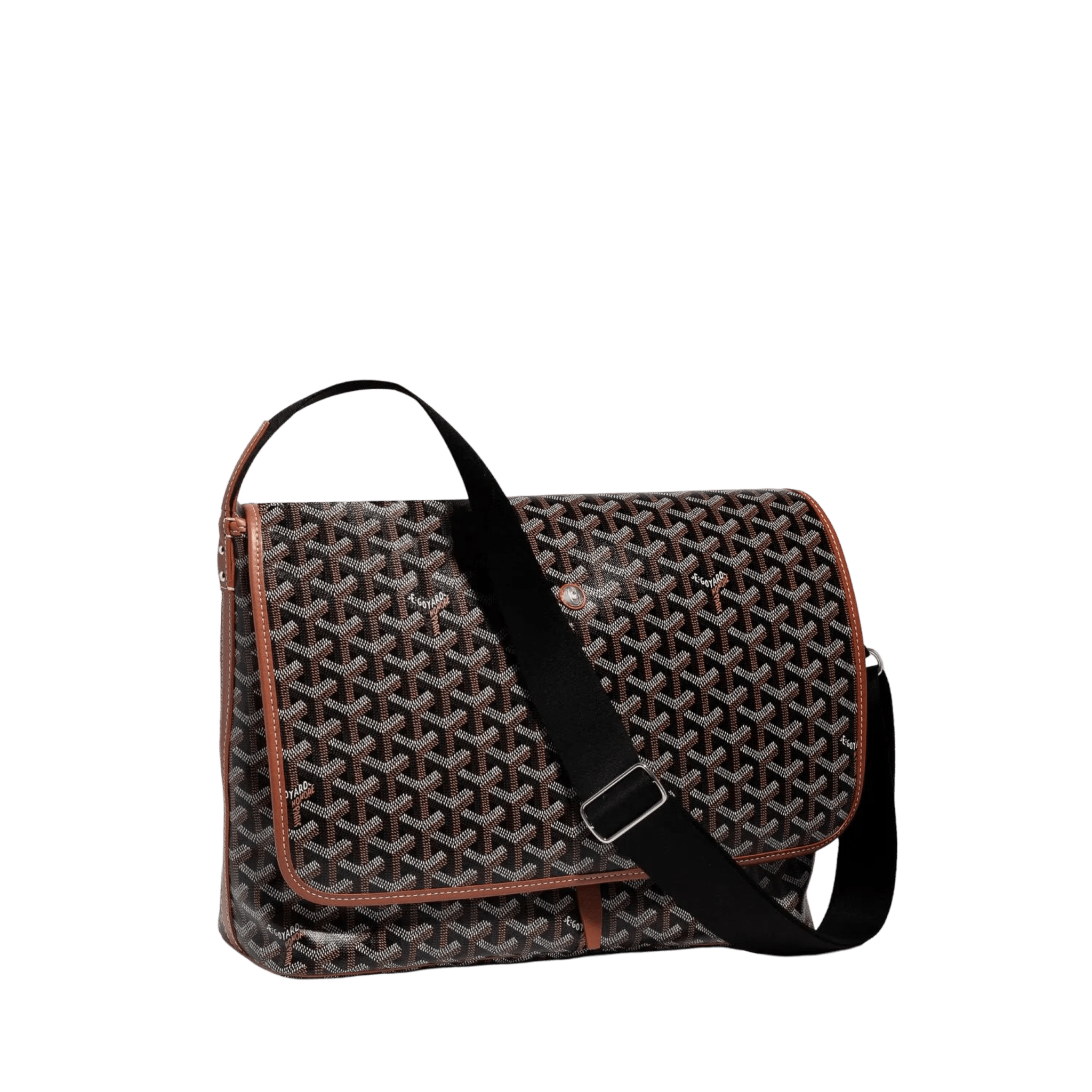Goyard Capetien MM Messenger Bag Black Tan