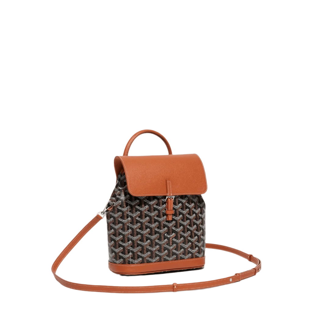Goyard Alpin Mini Backpack Black Tan