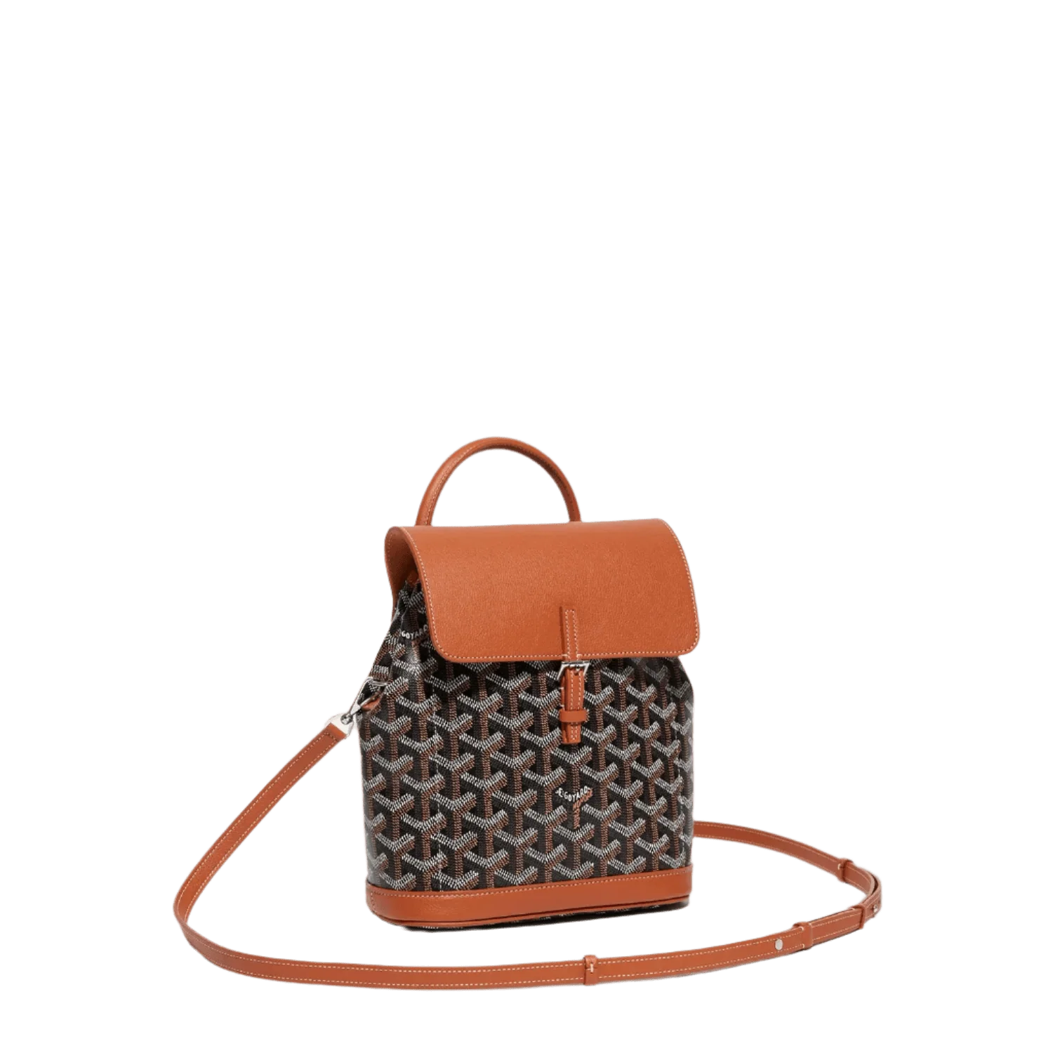 Goyard Alpin Mini Backpack Black Tan
