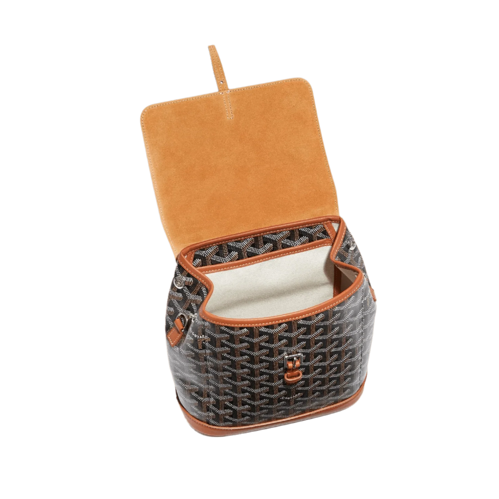 Goyard Alpin Mini Backpack Black Tan