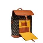 Goyard Alpin MM Backpack Black Tan