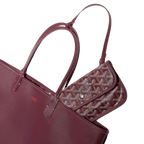 Goyard Anjou PM Bag Burgundy