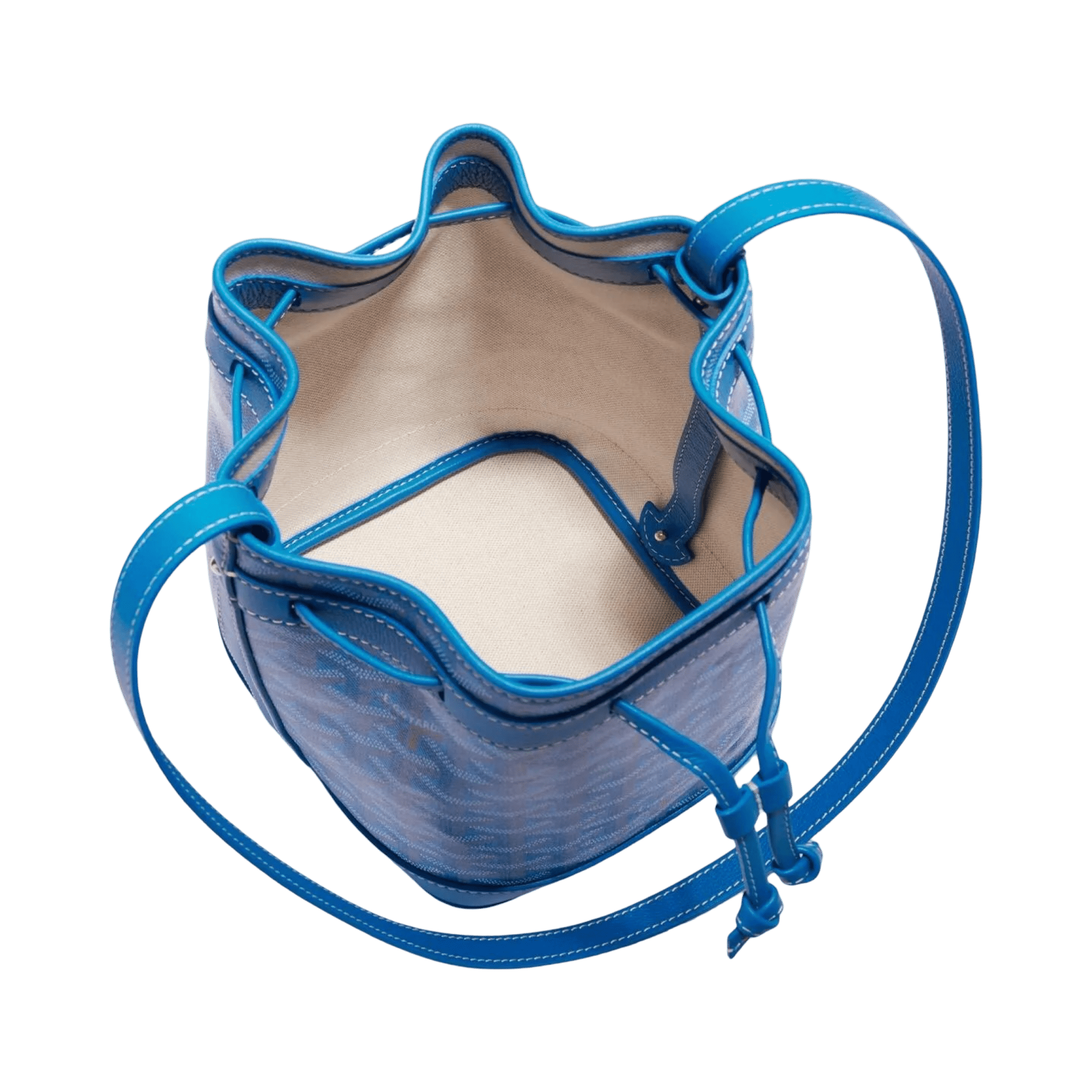 Goyard Petit Flot Bucket Bag Blue