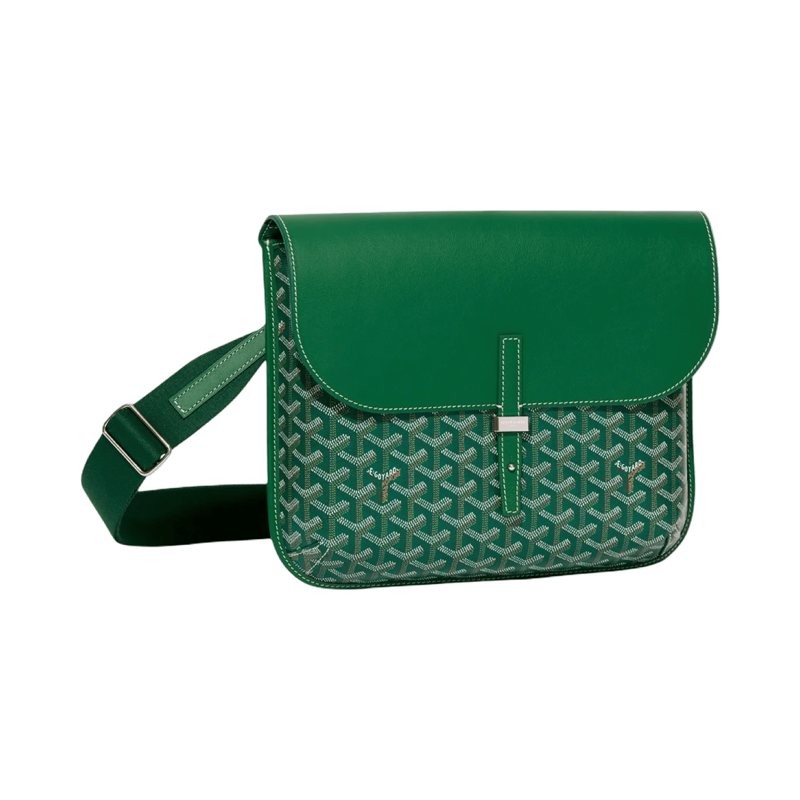 Goyard Coursier Messenger Bag Green
