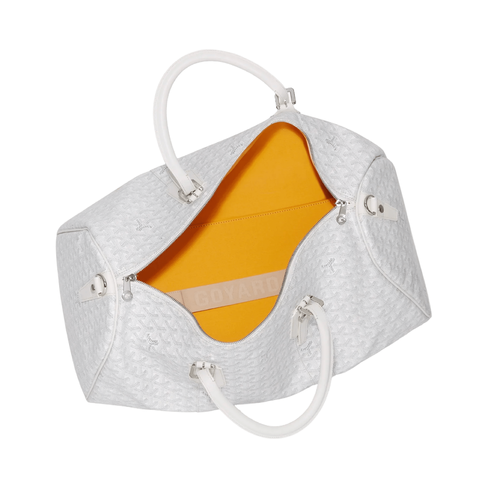 Goyard Boston 50 Bag White